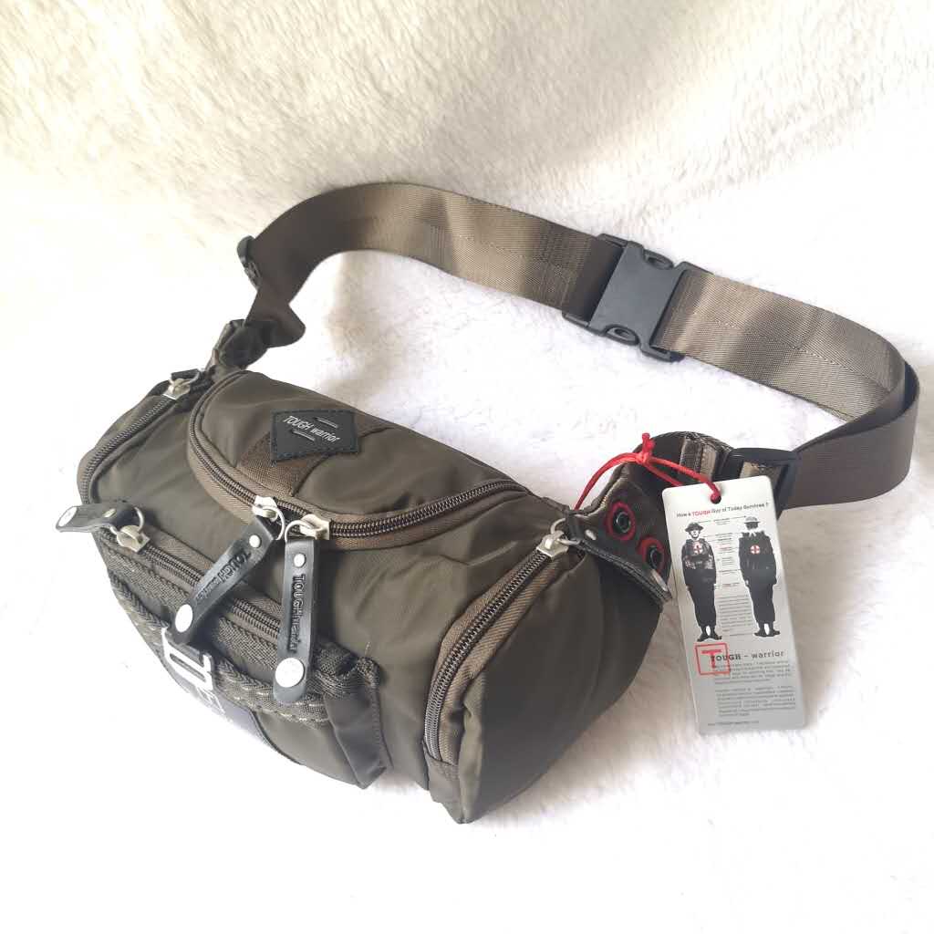 BIG SALE TOUGH 5459 warrior STOK READY Tuf taf tough tas pinggang tough waist bag army 5459 slingbag