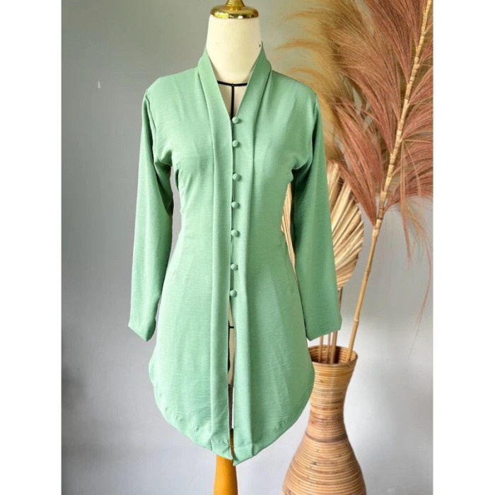 FREE ONGKIR Kebaya Tunik Kartini Panjang Muslim Terlaris Atasan Kebaya Modern Bali Termurah Terbaru