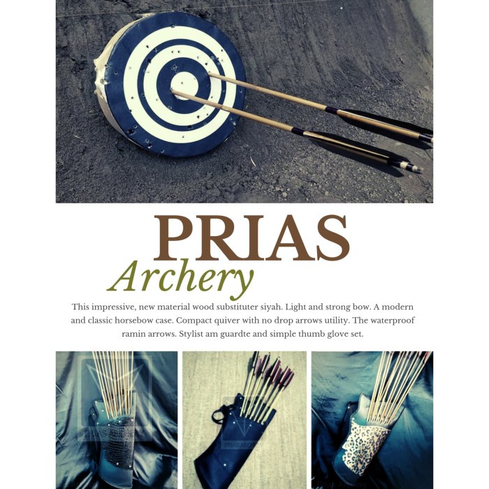 TERLARIS Quiver Zeta / Quiver Panahan / Tas Anak Panah / Tempat Arrow