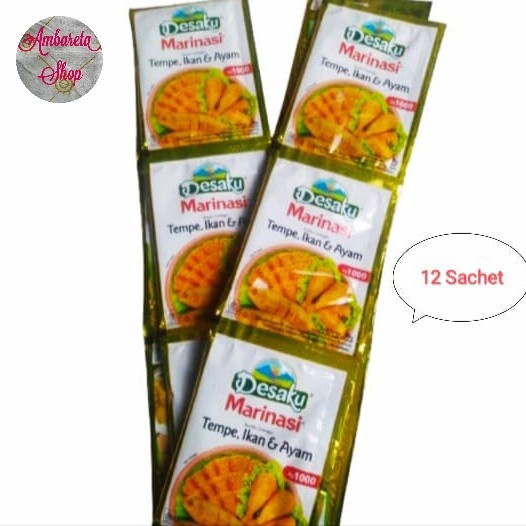 

Sale! Desaku Marinasi Bumbu Tempe, Ikan & Ayam 1 Renceng (12 Sachet)