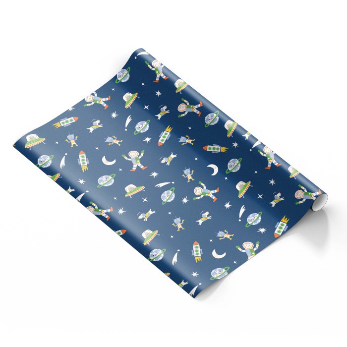 

RK Capricorn Design Kertas Kado Reguler Space Astronaut Isi 1 - GW 493
