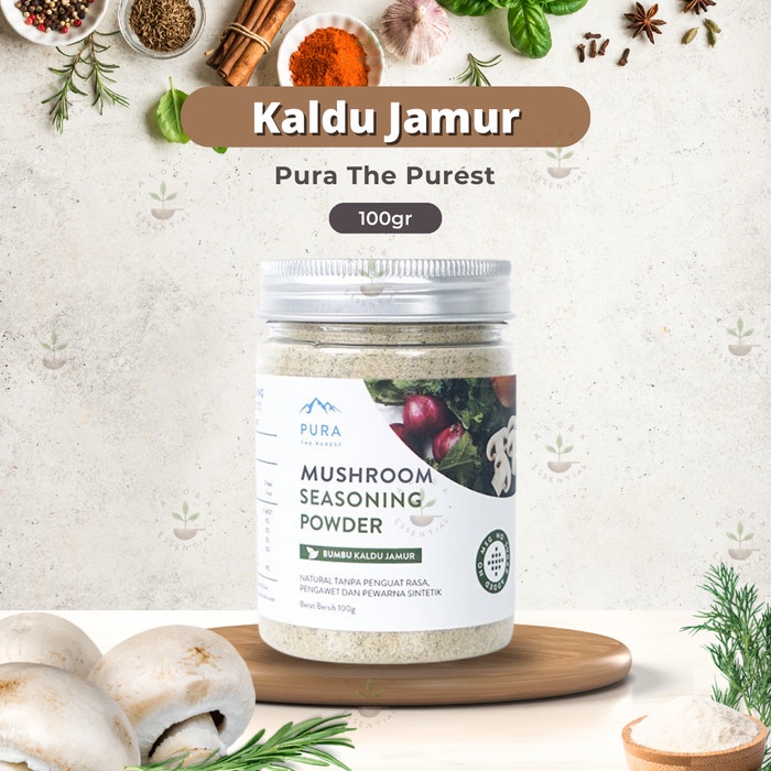 

Sale! Pura Seasoning With Himalayan Salt Vegan Jamur 100Gr- Kaldu Jamur Pura