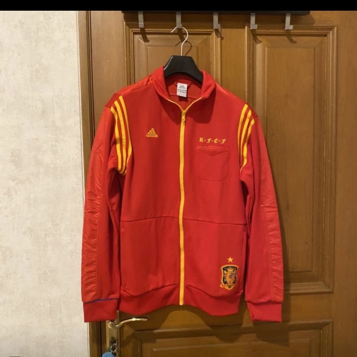 HOT SALE Original Vintage SPAIN Spanyol Jacket Tracktop Adidas Authentic size L