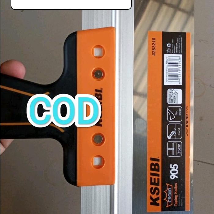 TERLARIS Kape Stainless Sekrap Stainless 35cm Serbaguna Kape Scraper Scraper Cat Drywall Scrapper