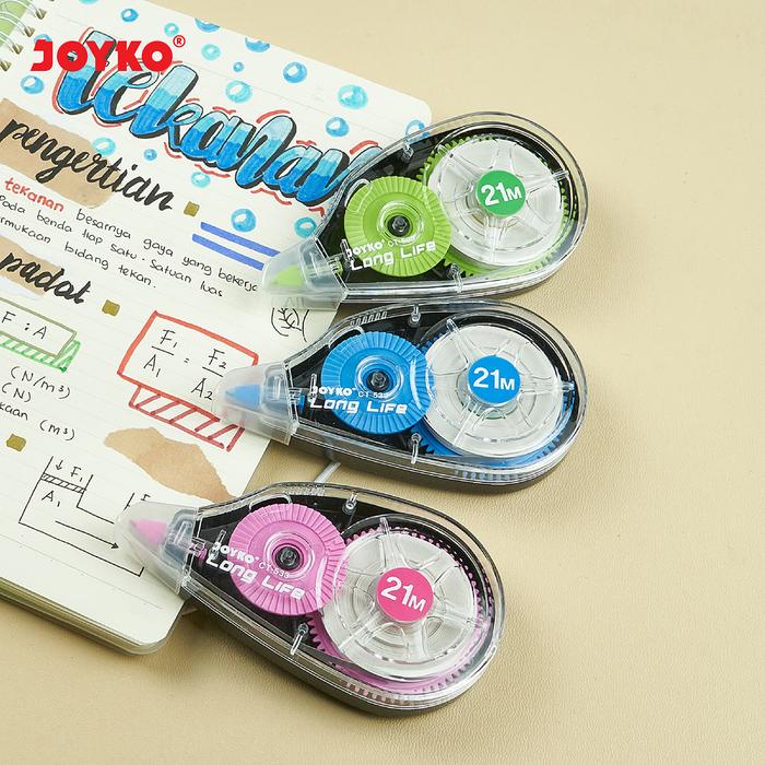 

Kualitas No1 Joyko Correction Tape 21M Jumbo Tipex Kertas Joyko Tipx Ct-533 Box Lusin [12Pcs]