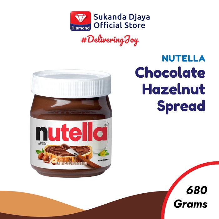 

Nutella Hazelnut Chocolate Spread / Selai Coklat Hazelnut 680 g