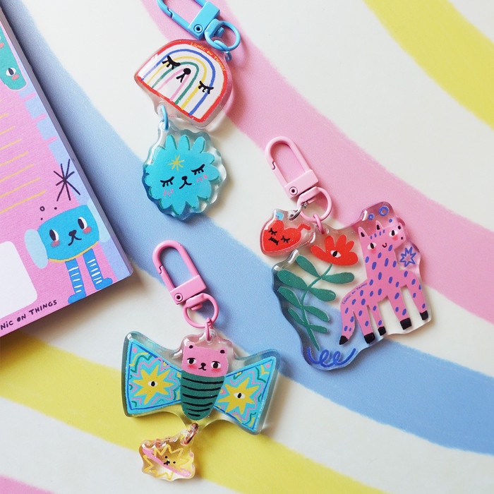 

Terlaris Pastel Friends Keychain Epoxy SALE