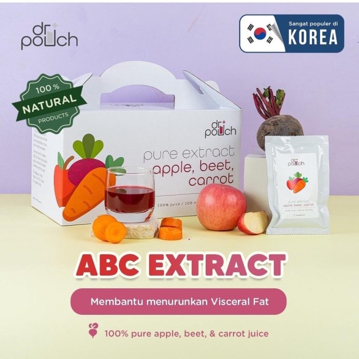

Drpouch Korean Premium ABC Extract (Apple, Beet, Carrot) (30 Sachet)