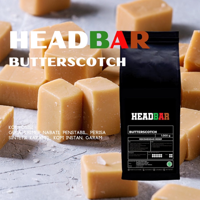 

HEADBAR Powder Butterscotch 1000 gram