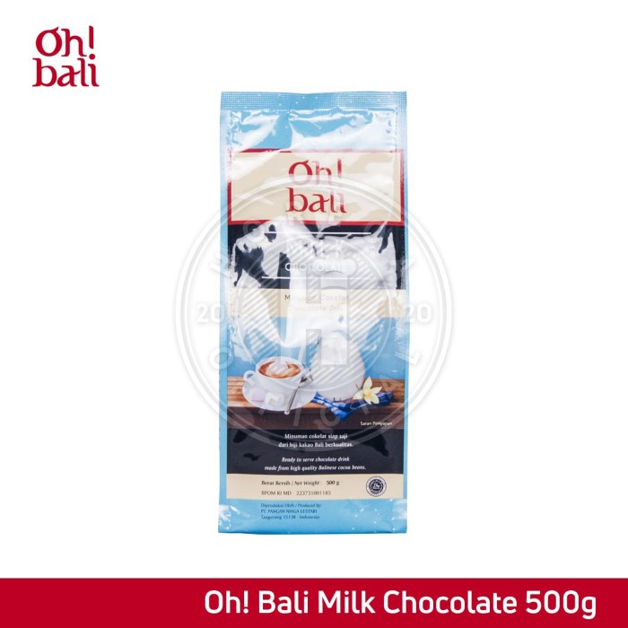 

OH! BALI MILK CHOCOLATE POWDER 500GR / BUBUK MINUMAN RASA COKELAT