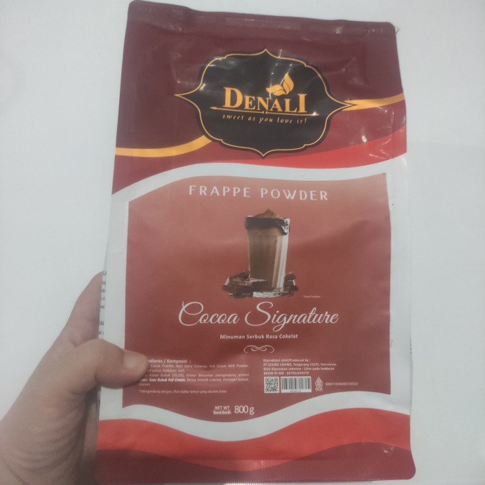 

DENALI FRAPPE POWDER COCOA SIGNATURE 800GR