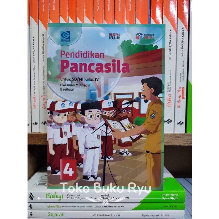 

SALE !!! BUKU PENDIDIKAN PANCASILA REVISI KELAS 4 SD KURIKULUM MERDEKA GRAFINDO READYY