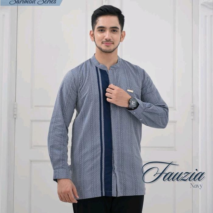 

SALE !!! FAUZIA SARIMBIT RAUNAPRIDE 2025 NAVY BUTIK SALISA BAJU KELUARGA READYY