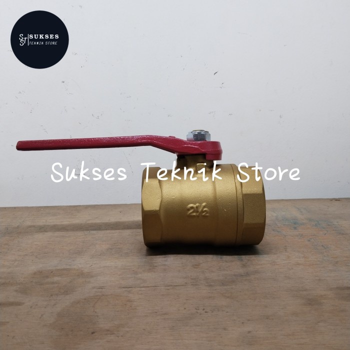Promo Terbatas Ball Valve Kuningan Kitz Ukuran 2.5" Inch / Stop Keran Kuningan Kitz Aman