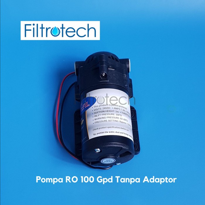 RO pump 24V Booster Pump Only / Pompa RO 24V Tanpa Adaptor