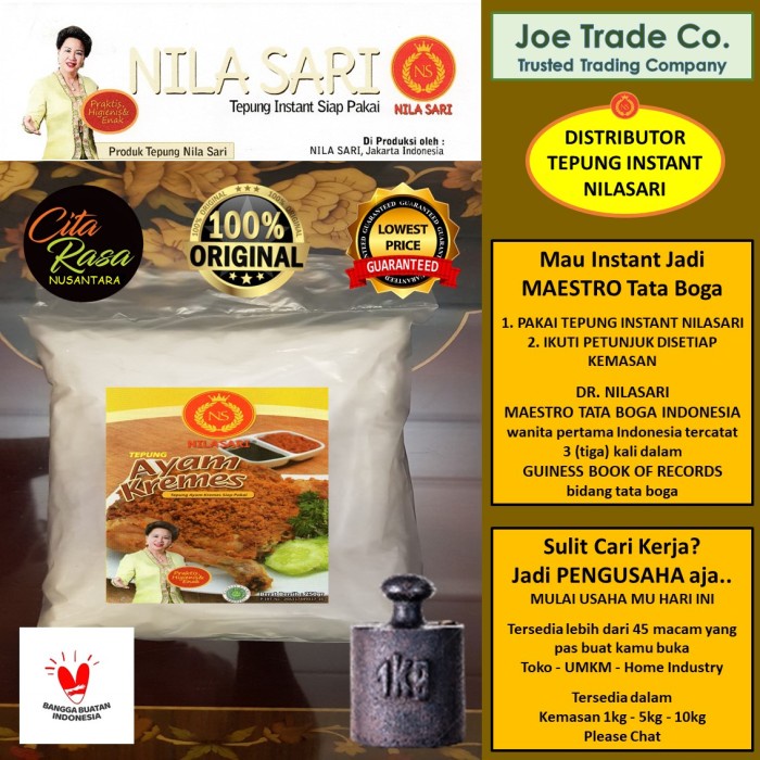 

Tersedia Tepung Ayam Kremes 1 kg