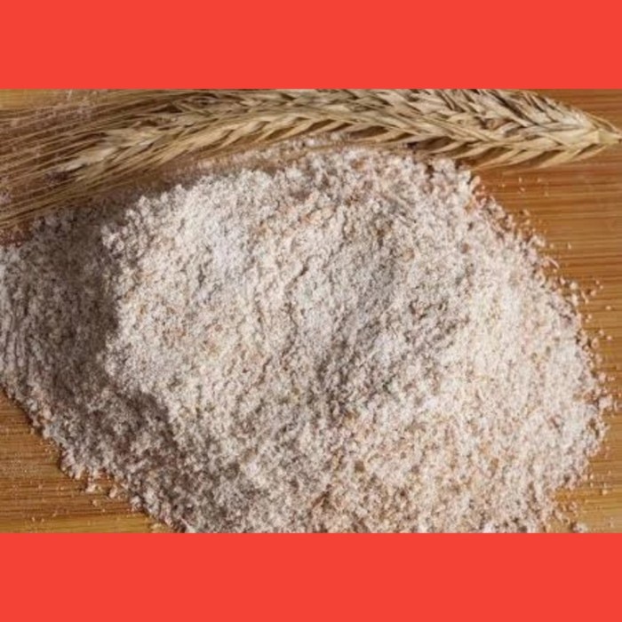 

Tersedia Whole Meal Flour From Australia 1Kg / Tepung Gandum Utuh