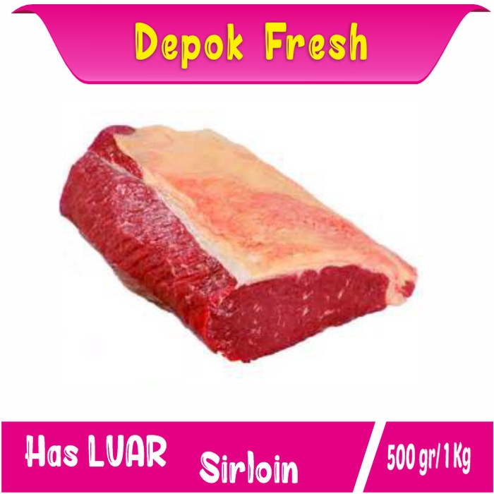 

DISKON DAGING SAPI HAS LUAR / SIRLOIN SEGAR BERKUALITAS READYY