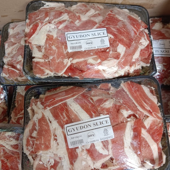 

READY STOK DAGING LIDAH SAPI SLICE 500 GRAM READYY