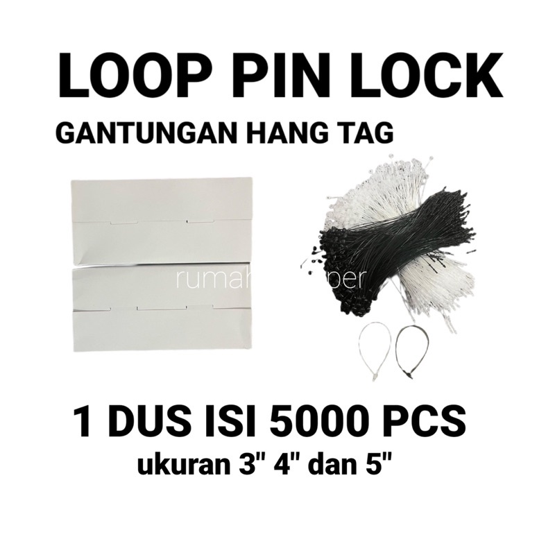 

Loop Pin Lopin Tringpin Tali Hangtag 5 5000Pc