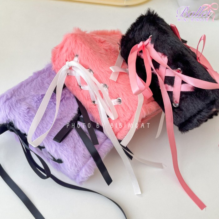 

READY STOK BIBIMCAT - BALLET MINI BINDER PHOTOCARD 3 RING / ALBUM FLUFFY BULU PC POLAROID 1P READYY