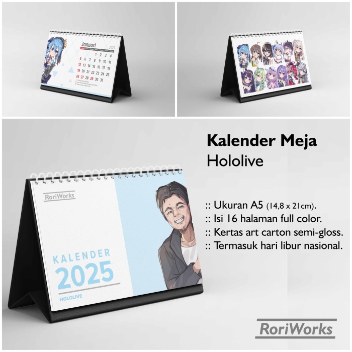 

SALE TERBARU KALENDER MEJA 2025 - HOLOLIVE READYY