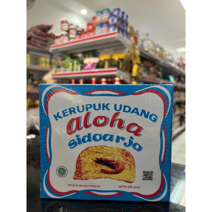 

SALE !!! ALOHA KERUPUK UDANG SIDOARJO 500GR READYY