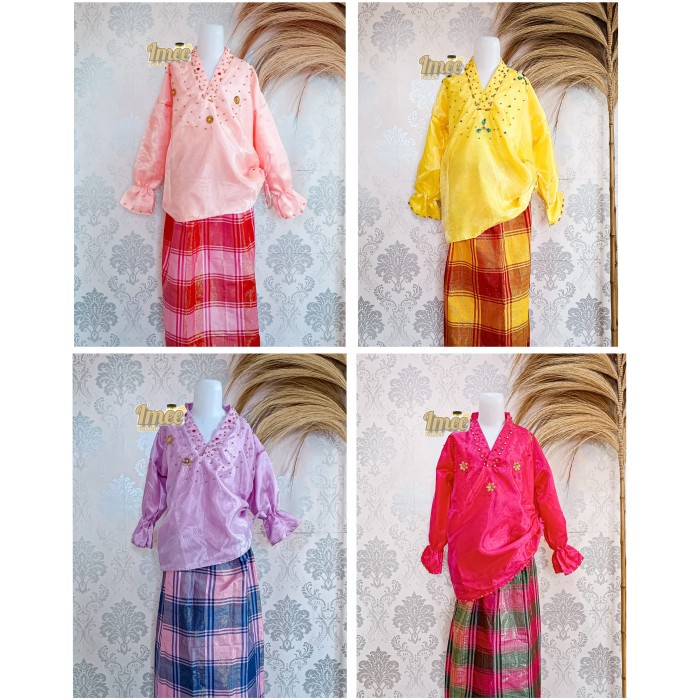 NEW set baju bodo anak adat bugis makassar