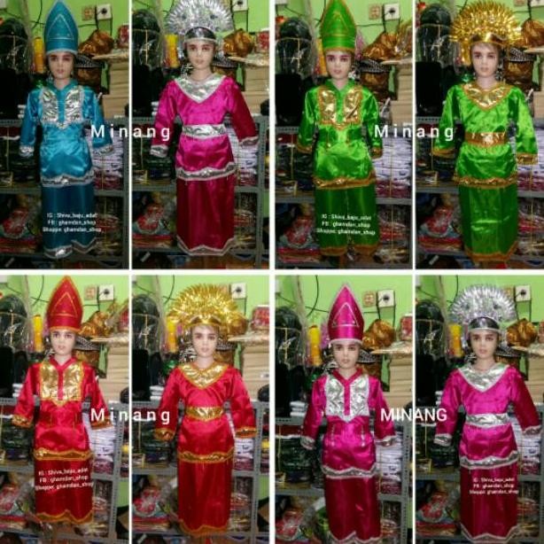OBRAL Baju adat minang TK /baju tari minang padang