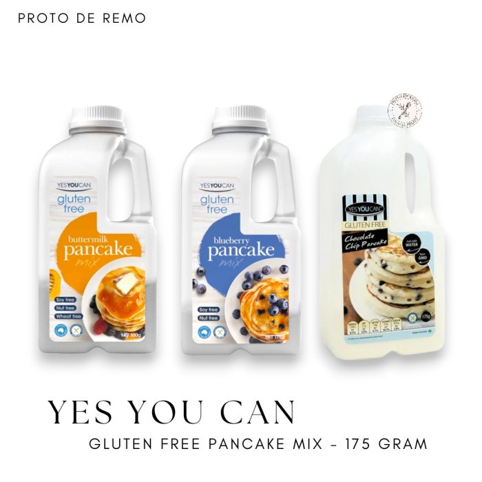 

SALE !!! YES YOU CAN PANCAKE MIX POWDER GLUTEN FREE 175GR READYY