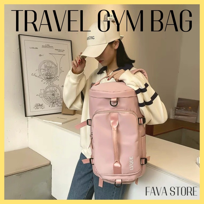 Tas Travel Ransel / Tas Gym / Sport Bag Multiway Anti Air Pria Wanita