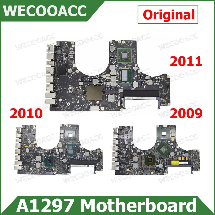 MB Original A1297 Motherboard For Macbook Pro 17" A1297 Logic Board 2009 2010 2011 Years