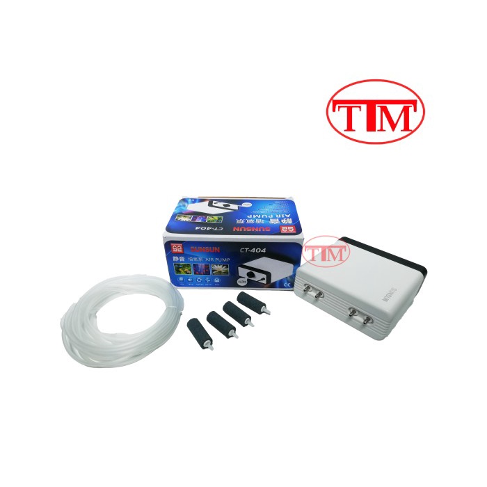CT-404 AERATOR SUNSUN AIR PUMP AQUARIUM POMPA UDARA SUNSUN