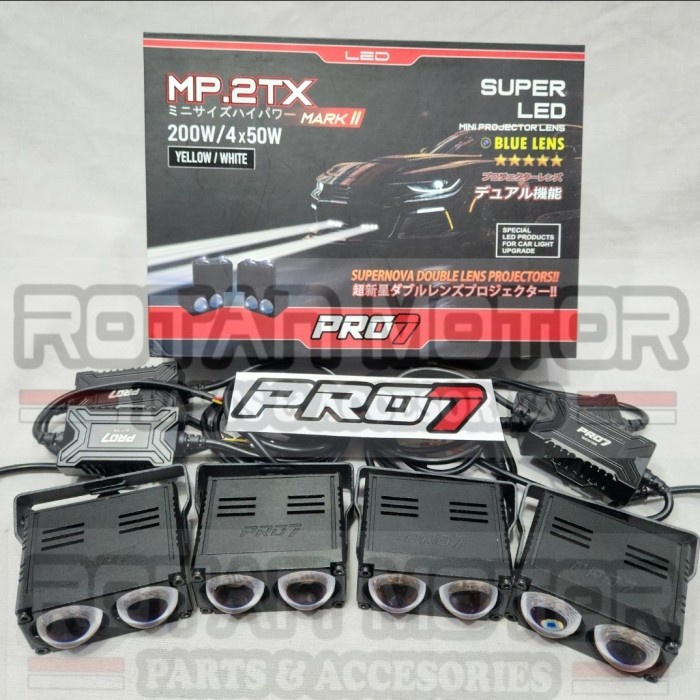 Sale Mini Projie Pro7 Mp.2Tx Super Led Blue Lens 4X50W / Mp 2Tx