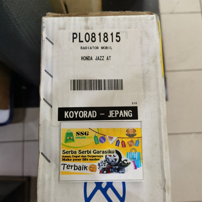 Radiator Honda Jazz Matic 2004 2007 Koyorad