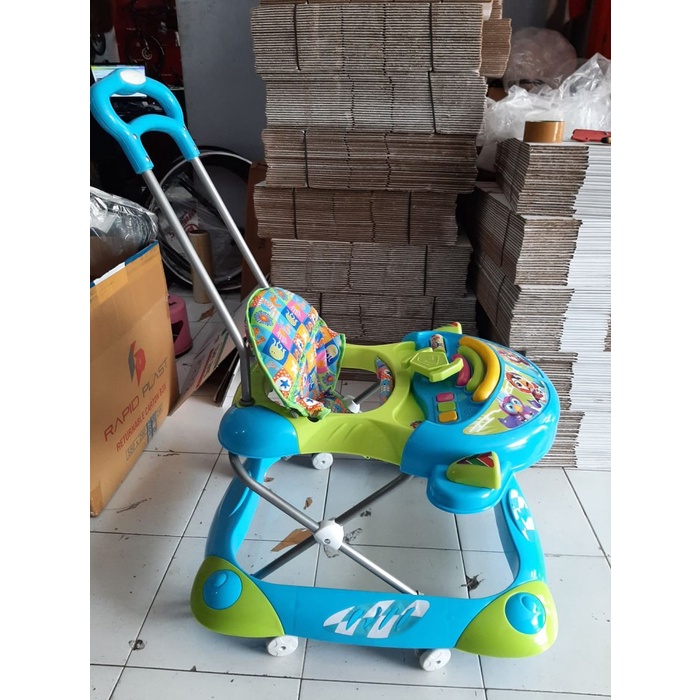 BABY WALKER ROYAL 998S/998 MUSIK, LAMPU, DORONG, 8 RODA