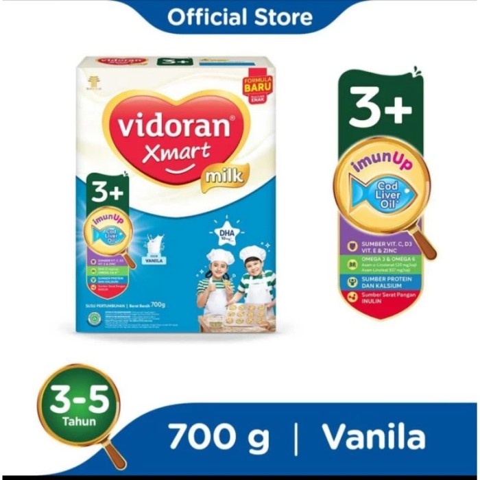vidoran xmart 3+ vanilla 725 gr