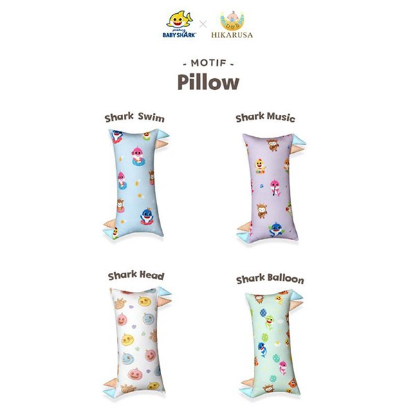 Hikarusa x Baby Shark Bantal Guling Small-Large