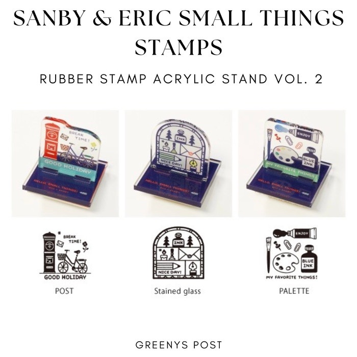 

Sanby x Eric Small Things Rubber Stamp Stempel Acrylic Stand Volume 2
