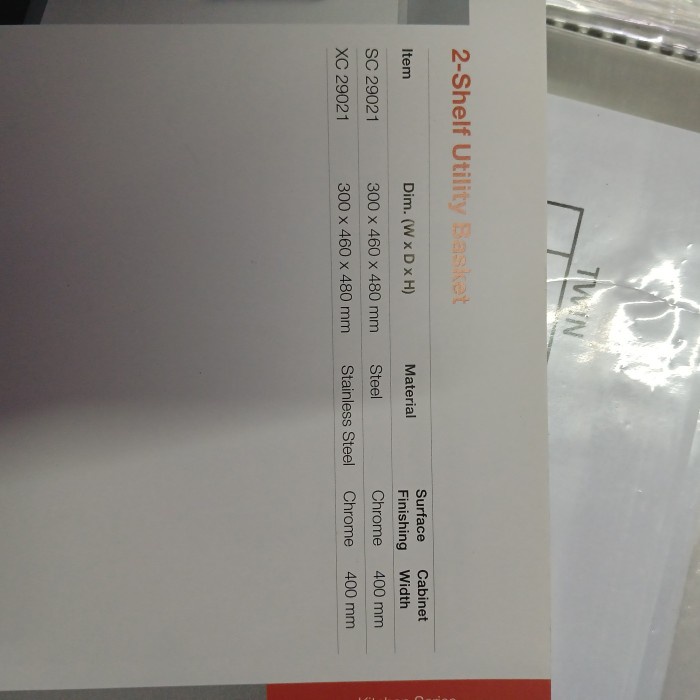 RAK piring botol gelas Stainless VITCO XC 29021
