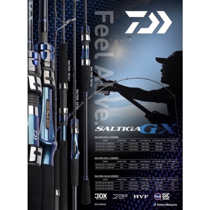 Joran Daiwa Saltiga GX CJ 64MS-SD