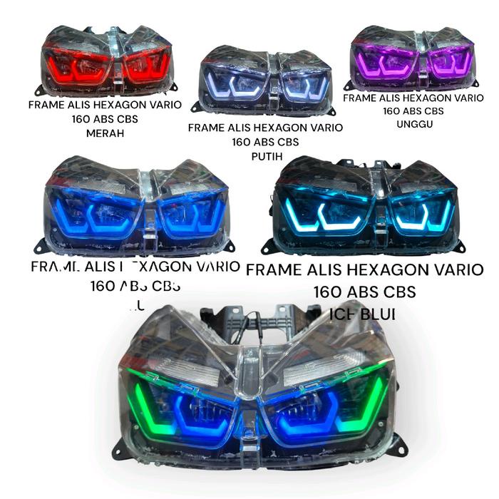 Sale Terbatas Alis Frame Hexagon Rgb Vario 160 Abs Cbs Frame Alis Hexagon Vario 160 Abs Cbs