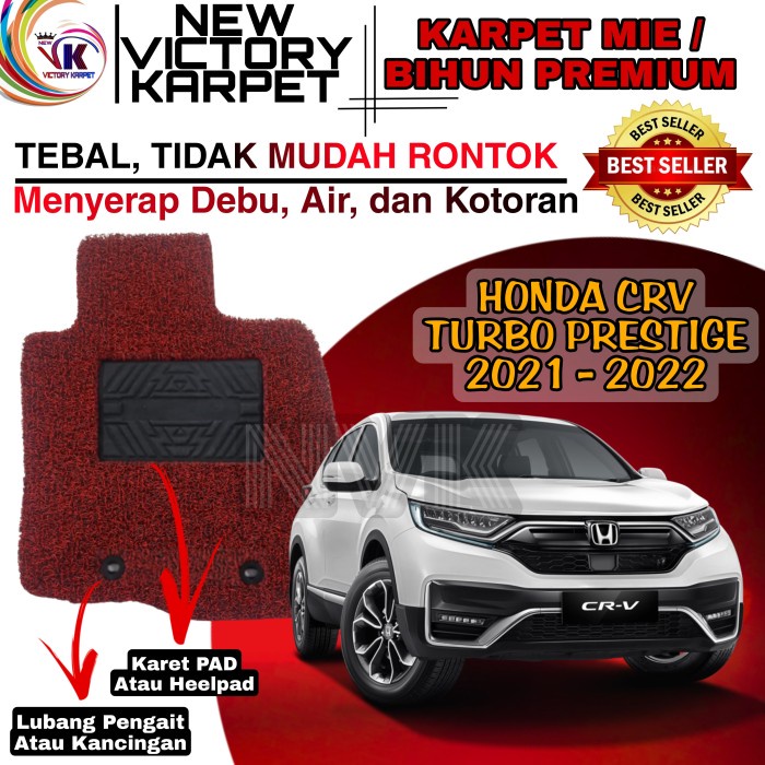 KARPET MIE BIHUN MOBIL HONDA NEW CRV TURBO PRESTIGE 2021 FULLSET
