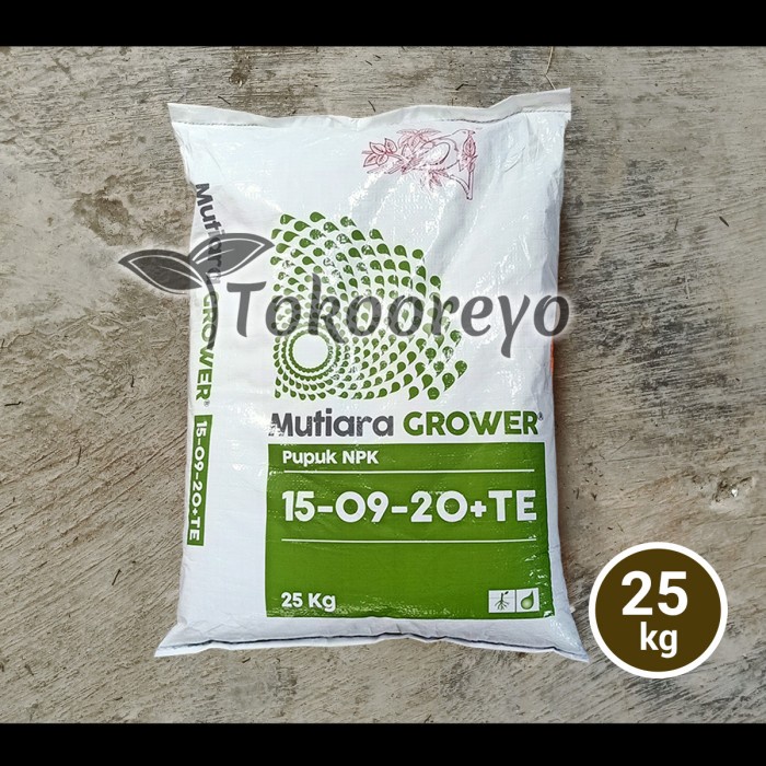 PUPUK MEROKE NPK MUTIARA GROWER 25 KG KEMASAN PABRIK VIA GOSEND GRAB