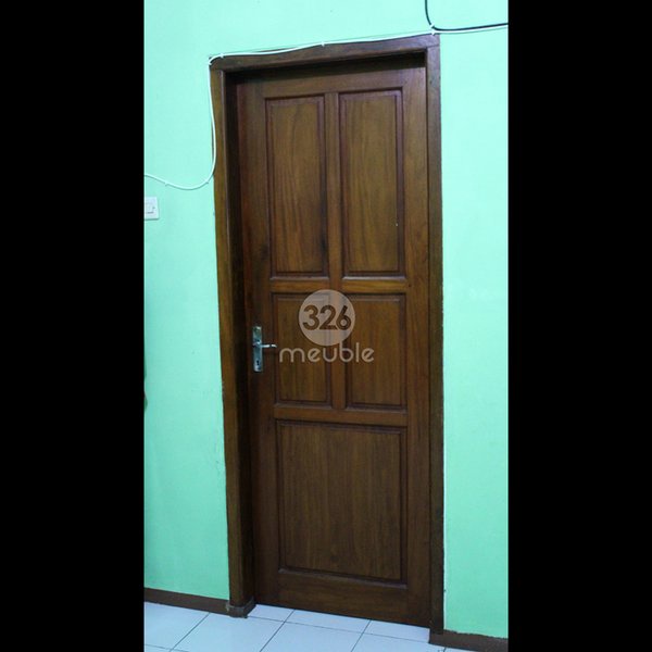 Pintu Rumah Jati Mebel Jepara, Daun Pintu Jati, Pintu Panel Jati