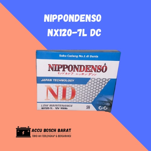 Nippondenso Aki Basah Nx120-7L 12V 100Ah Dc