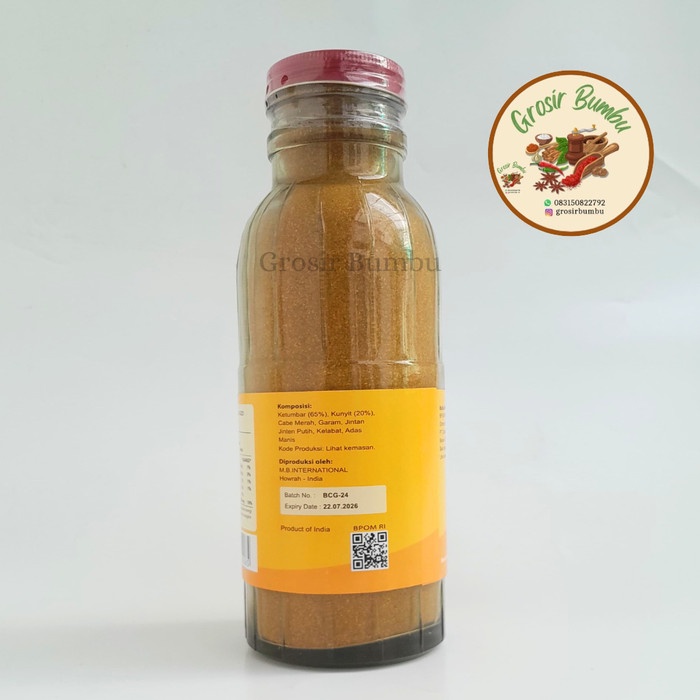 

Ready Curry Madras Wong Fu 450Gram / Curry Madras / Kari Bubuk Best Seller
