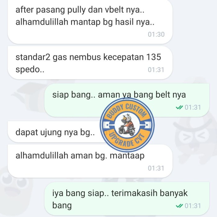 Paket Full Upgrade Cvt Vario - Paket Upgrade Cvt Vario 125 150 Pcx Adv