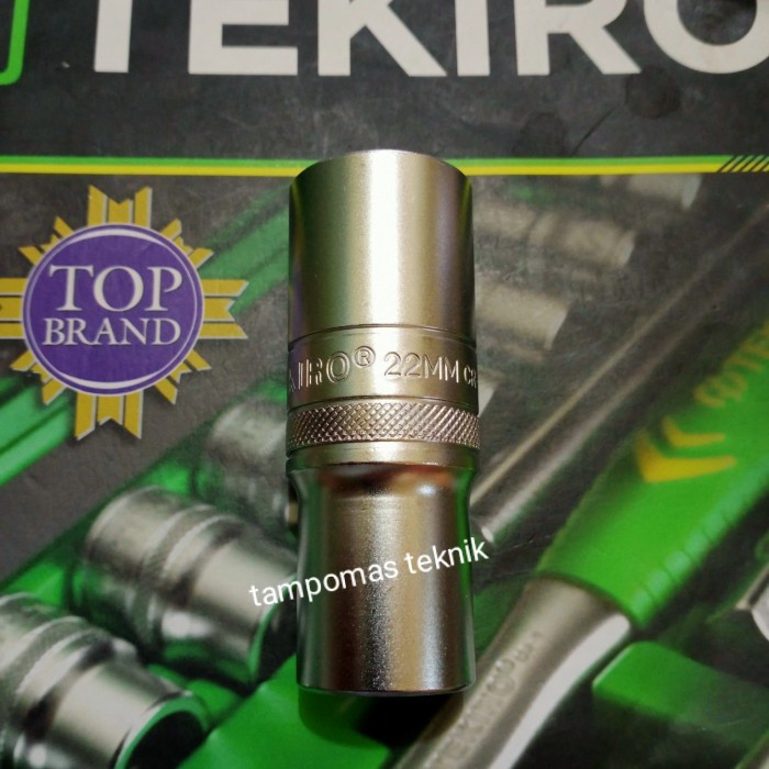 BelanjaQt- Kunci Mata Sok Panjang 22 mm Tekiro DR.1/2" 6PT Kunci Sok Tekiro