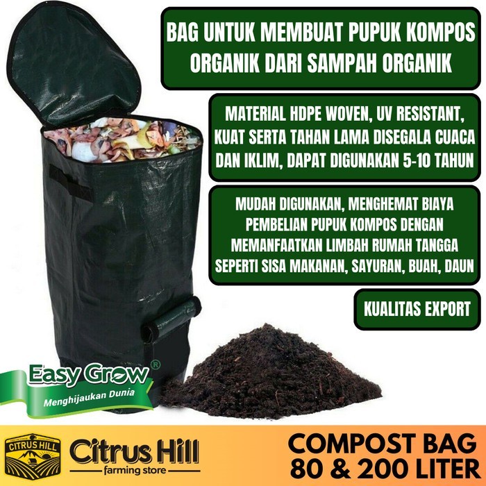 COMPOST BAG - KOMPOS BAG - EASY GROW - POT PUPUK KOMPOS